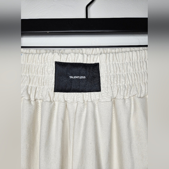 TALENTLESS Wide Length Boxing Pant in Bone size XS NWOT - Picture 3 of 8